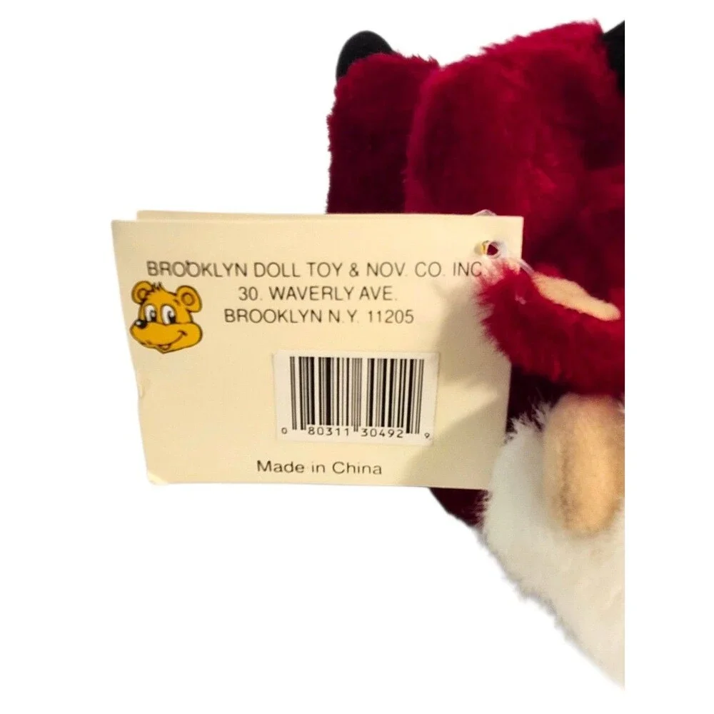 Vintage Red Bull Plush 7.5